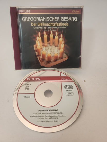 Gregorianischer Gesang: Der Weihnachtsfestkreis CD