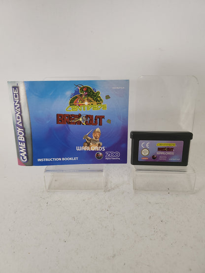 Centipede & Breakout & Warlords Boxed Game Boy Advance