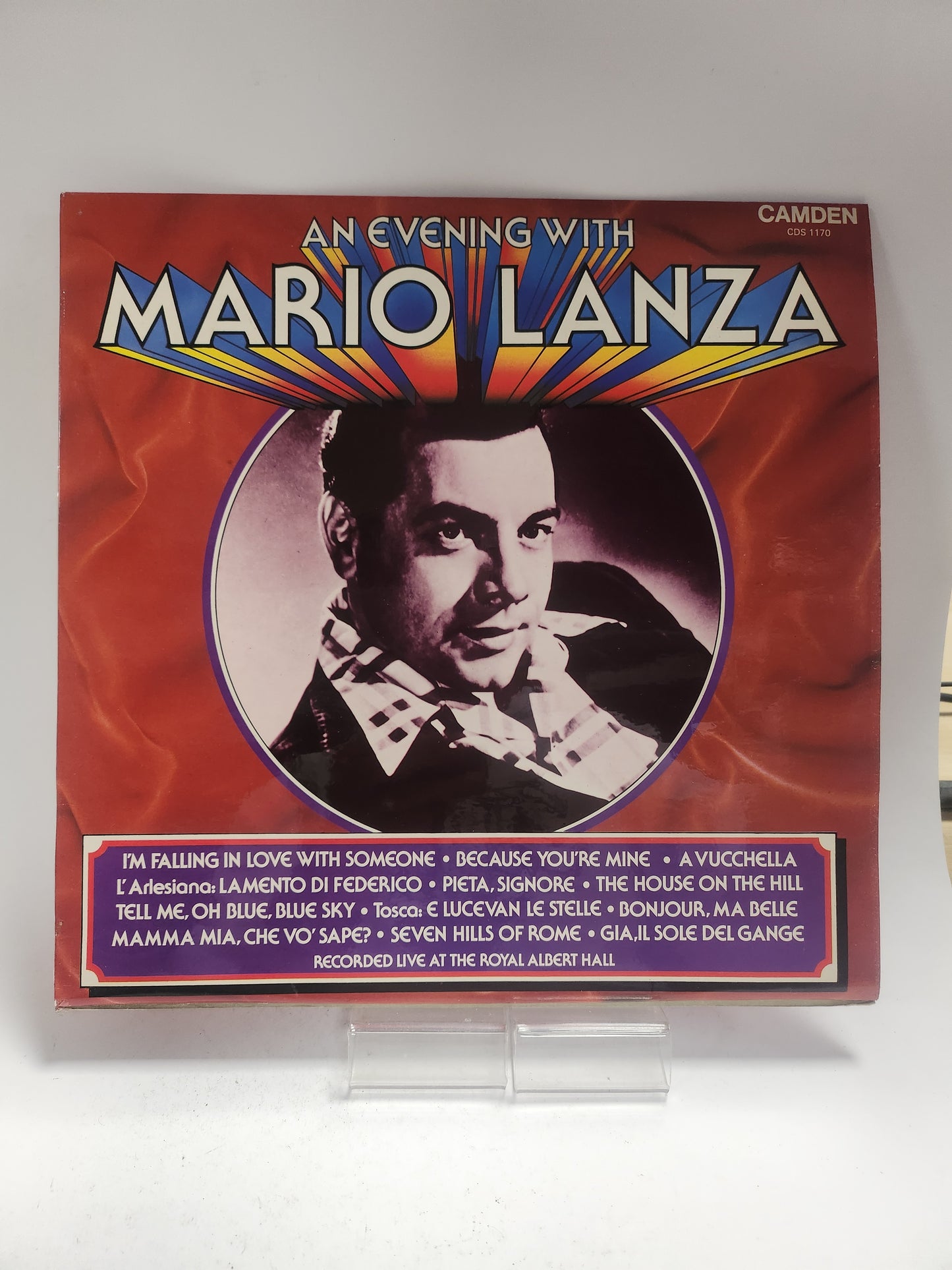 Mario Lanza: An Evening With LP Vinyl