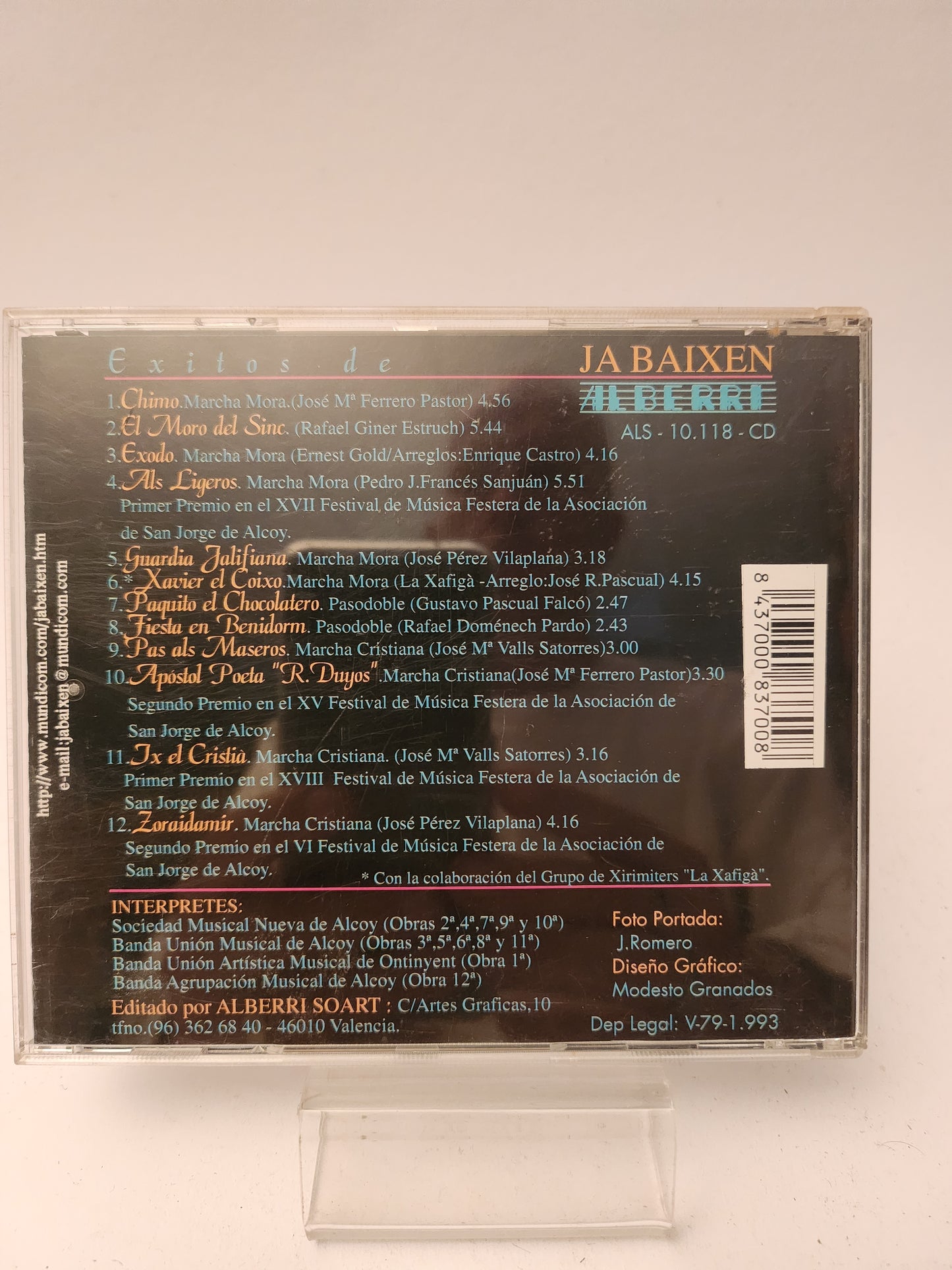Musica de Moros y Christianos: Exitos de Jabaixen CD