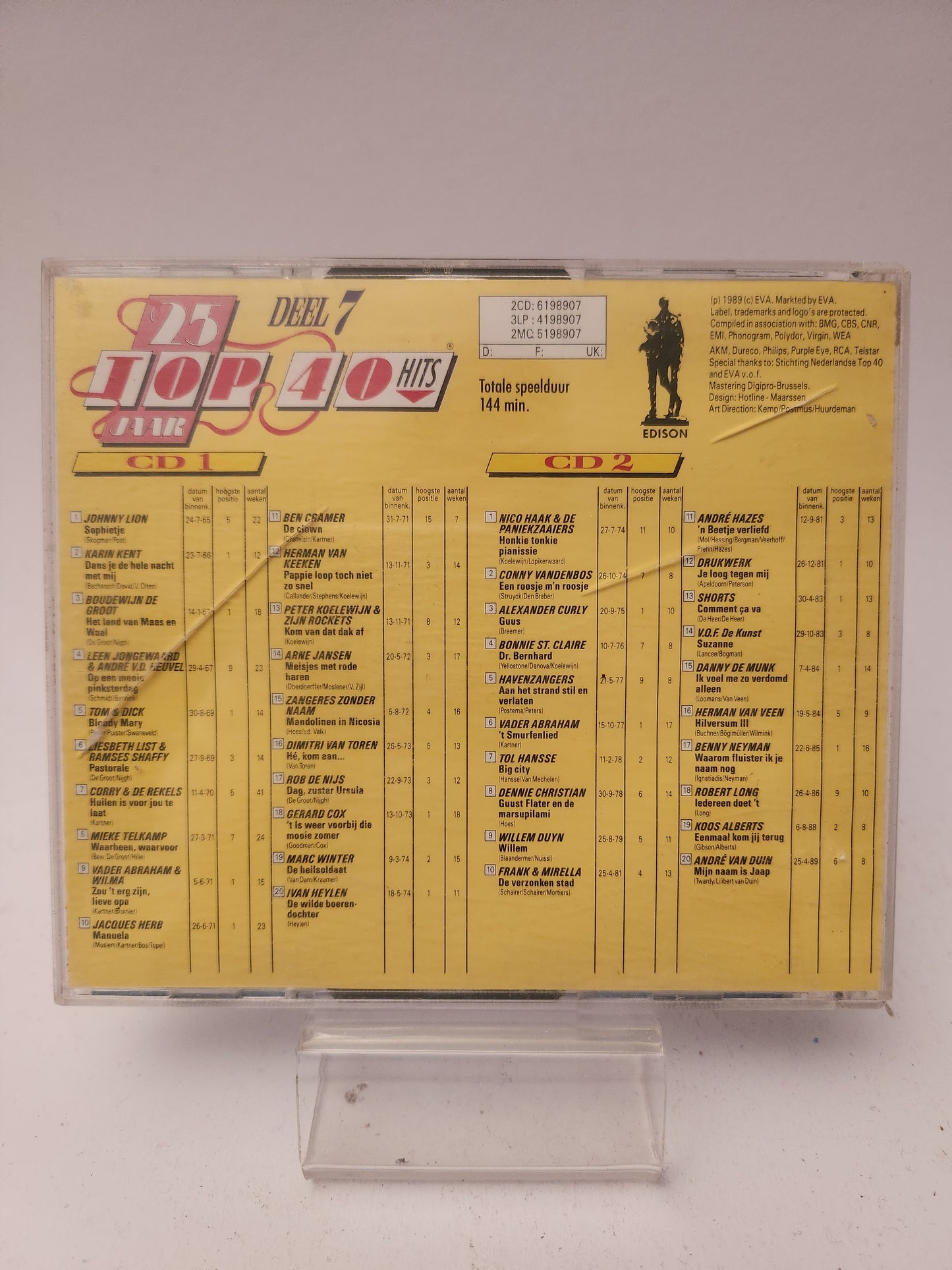 25 Jaar Nederlandse Top 40 Deel 7 Dubbel CD