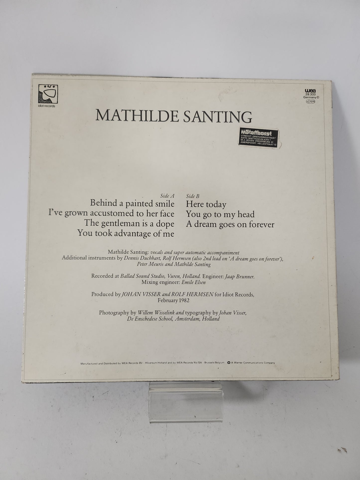 Mathilde Santing Mini-Album LP Vinyl