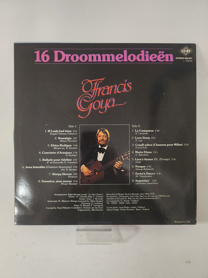 Francis Goya: 16 Droommelodieën LP Vinyl