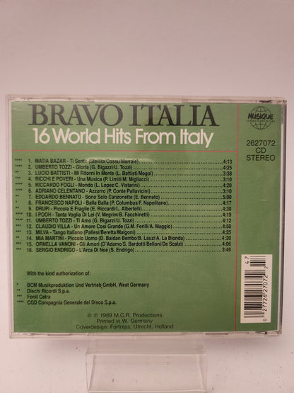 Bravo Italia: 16 World Hits from Italy CD