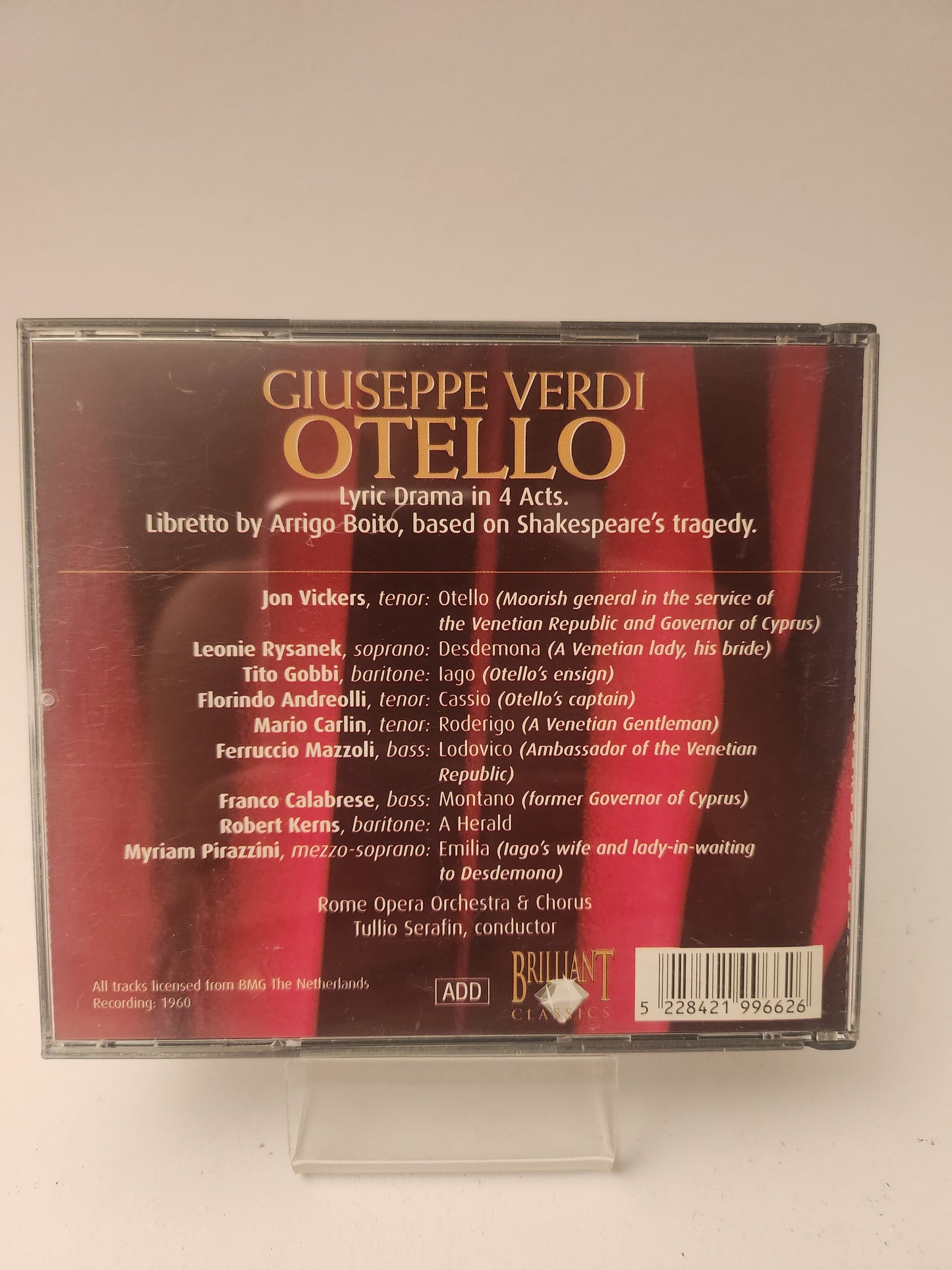 Giuseppe Verdi: Otello CD