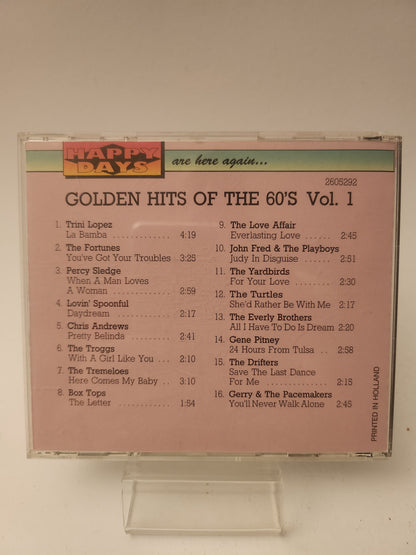 Golden Hits of the '60's Vol 1 CD