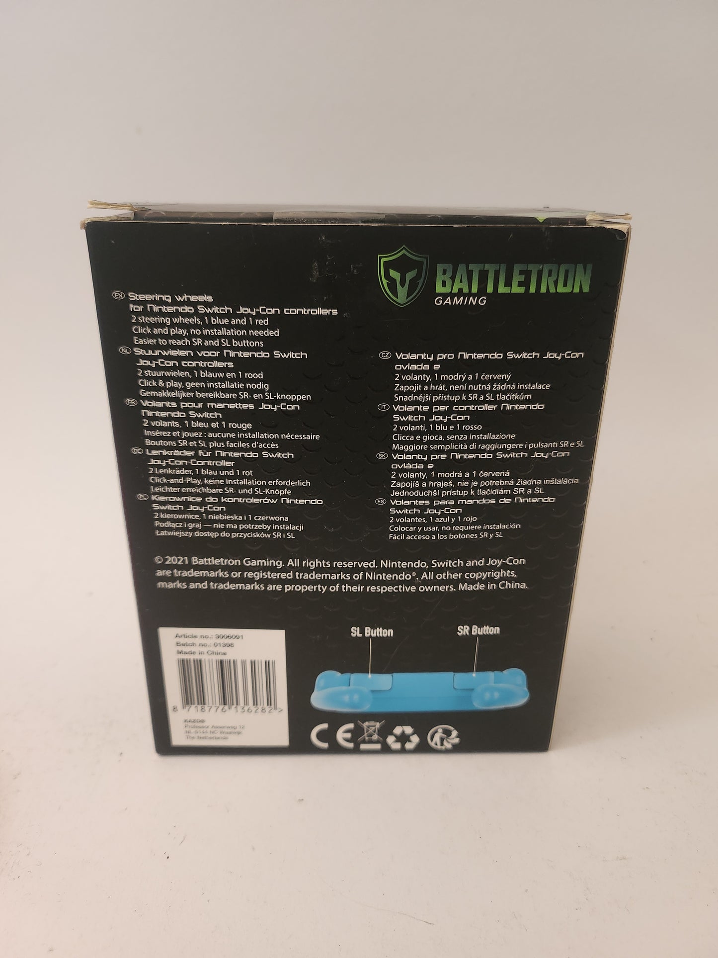 Battletron Steering Wheels Nintendo Switch