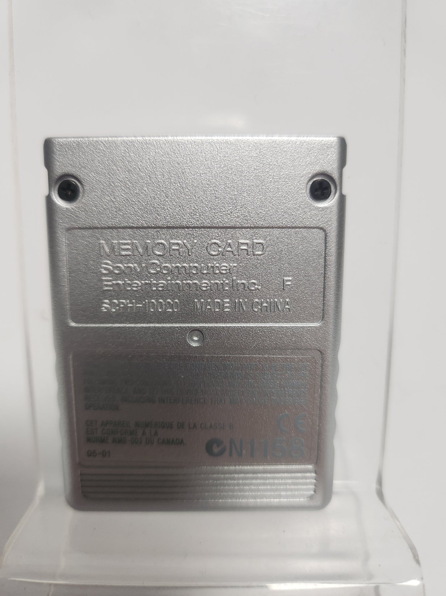Silberne 8-MB-Speicherkarte für Playstation 2