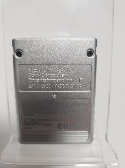 Silberne 8-MB-Speicherkarte für Playstation 2