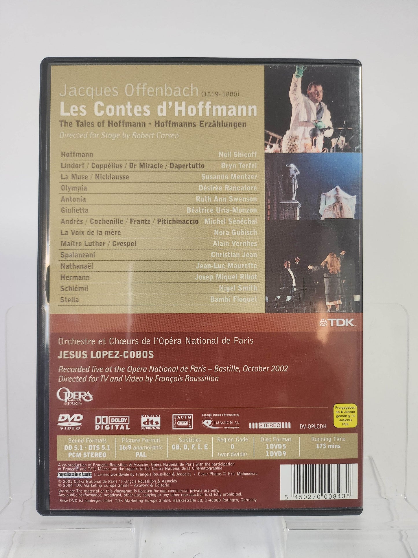 Offenbach: Les Contes d'Hoffmann DVD Muziek - Feniks Gameshop