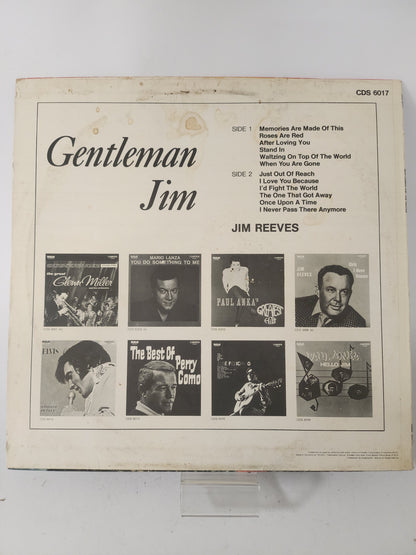 Gentleman Jim: Jim Reeves LP Vinyl