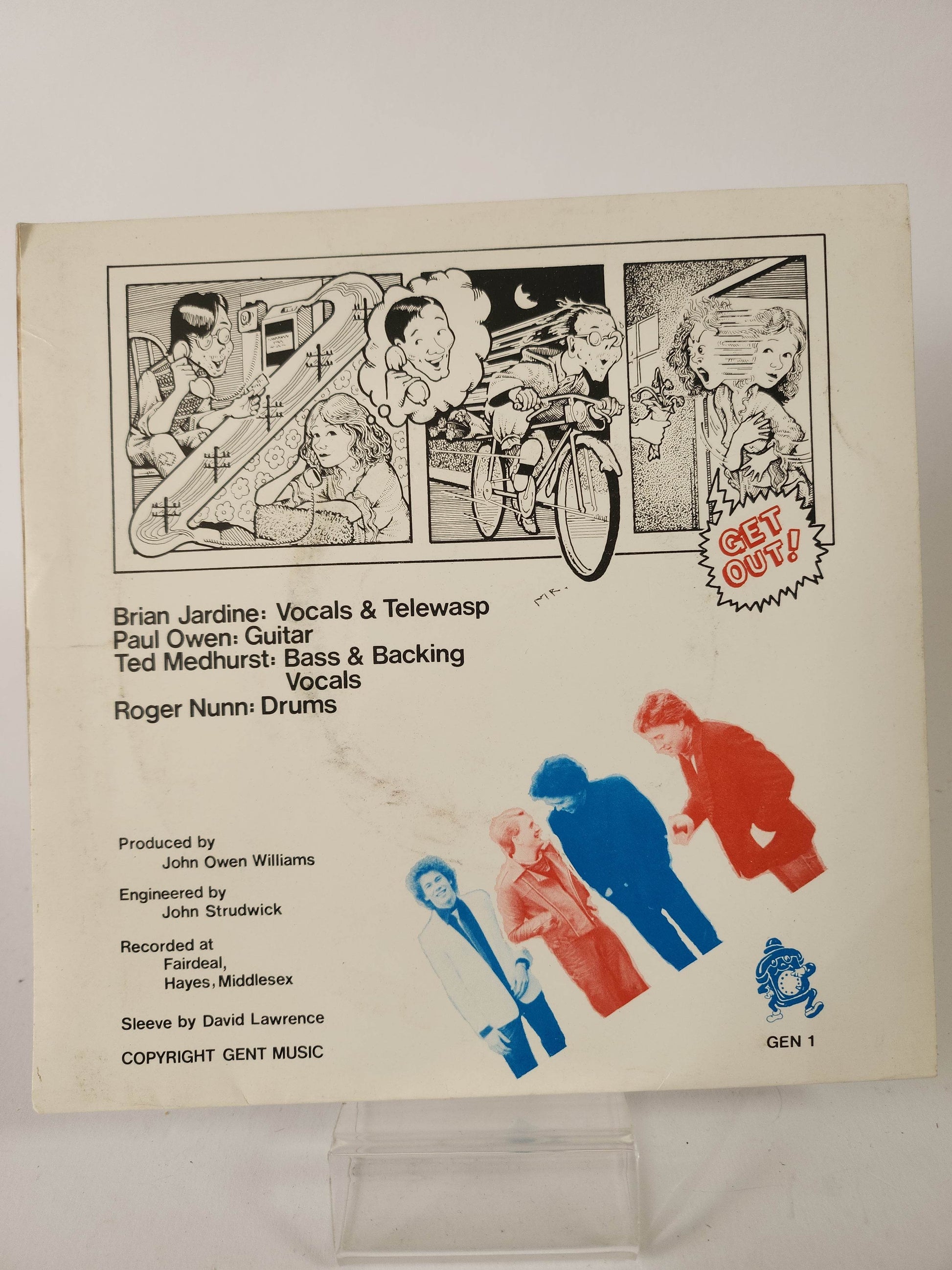 Telegents: Get Out Single Vinyl - Feniks Gameshop