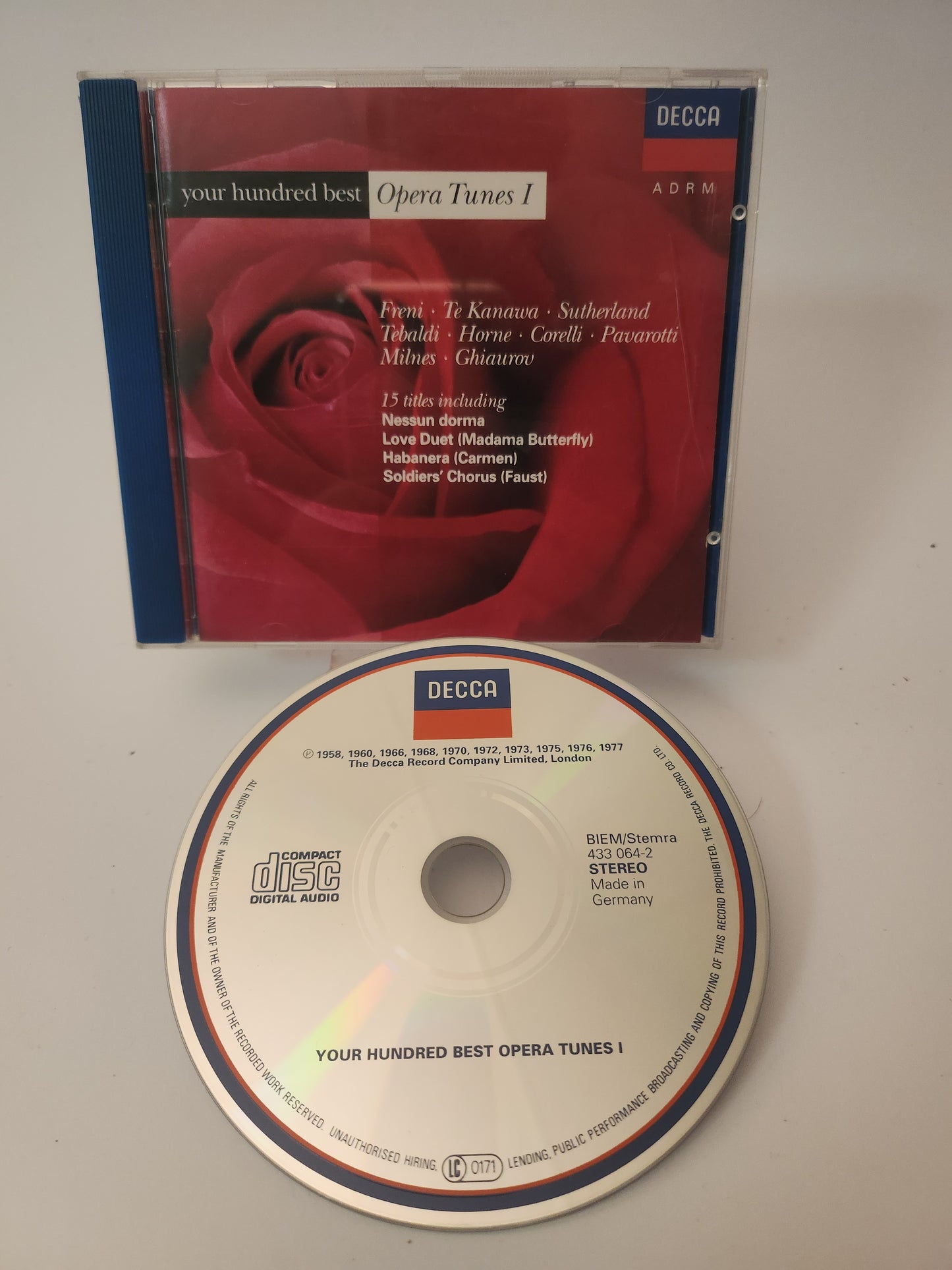 Your Hundred Best Opera Tunes 1 CD