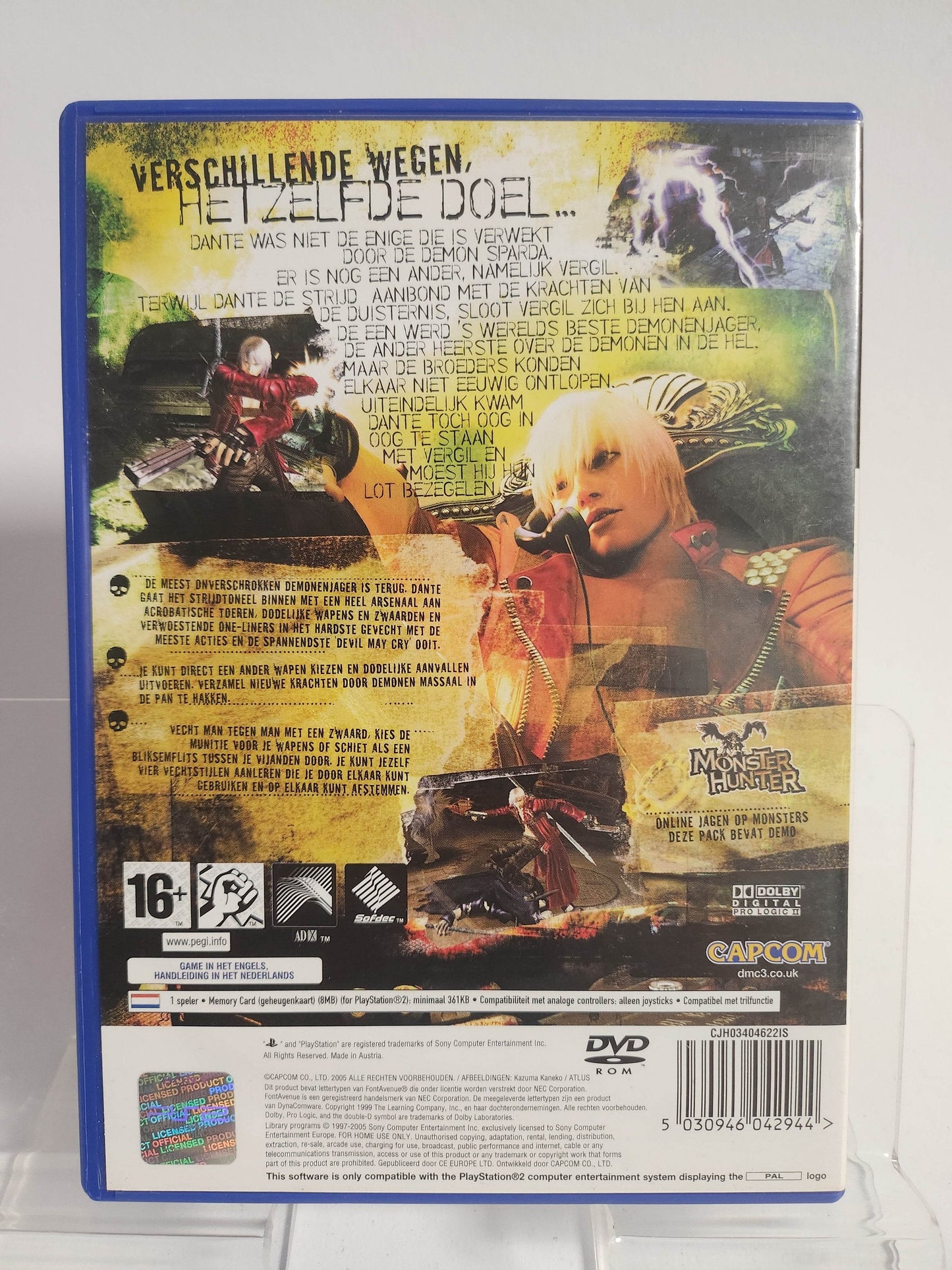 Devil May Cry 3 & Monster Hunter Demo Disc PS2 - Feniks Gameshop