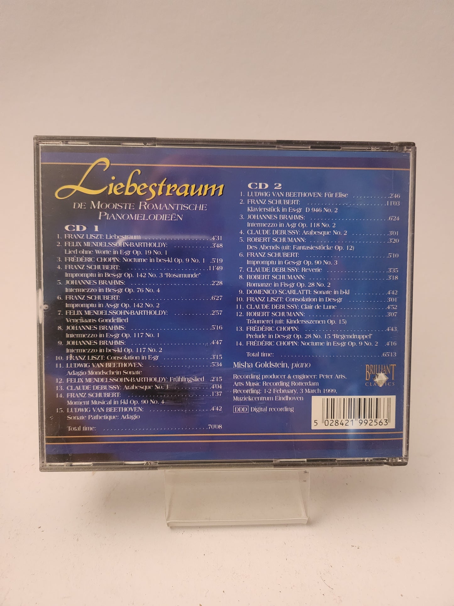 Liebestraum: De Mooiste Romantische Pianomelodien CD