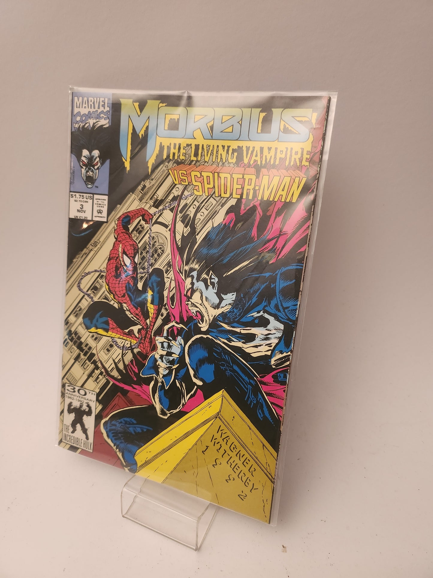 MORBIUS The Living Vampire #3 Vs Spider-Man geseald Marvel Comics