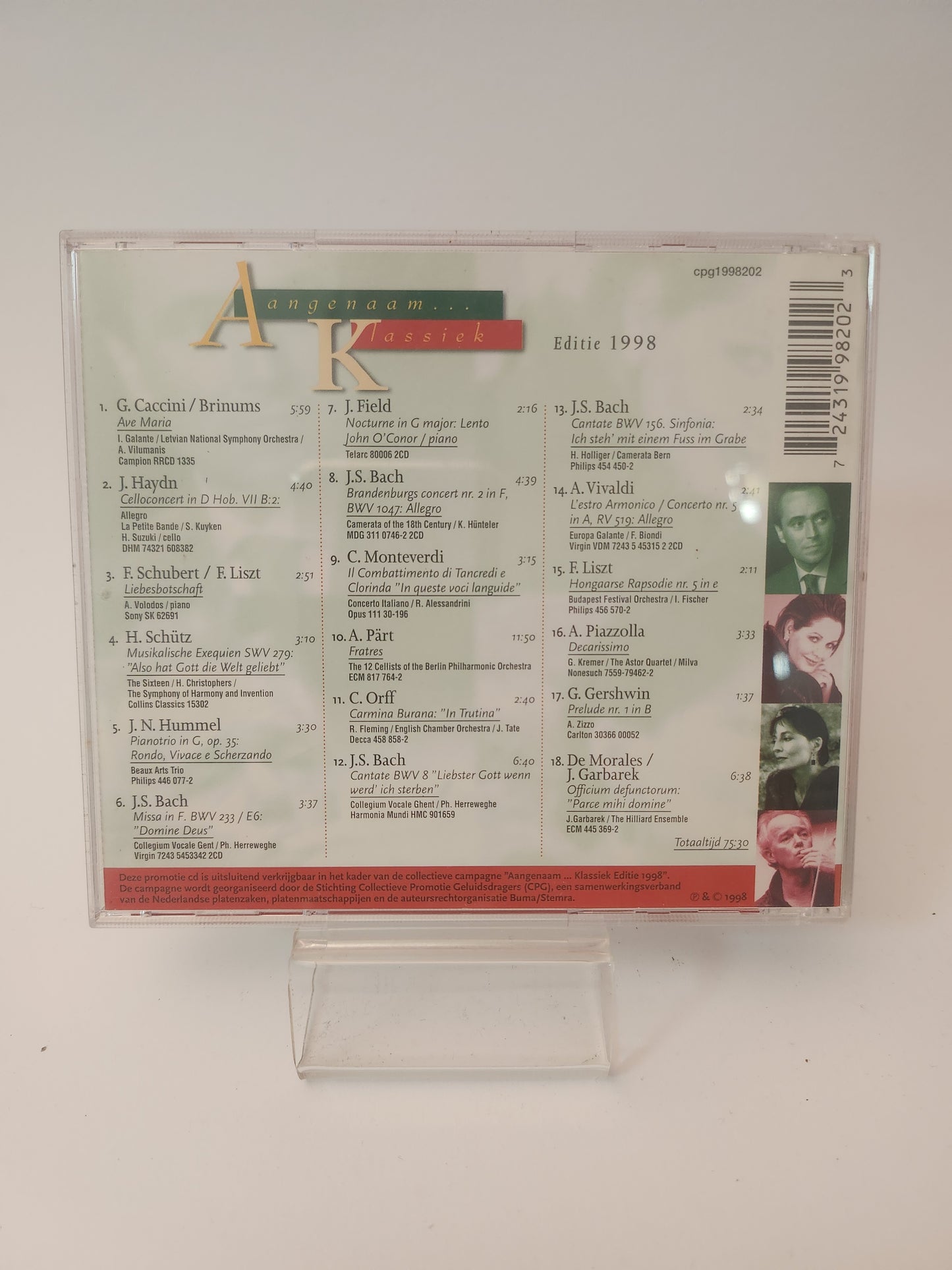 Aangenaam Klassiek Editie 1998 CD