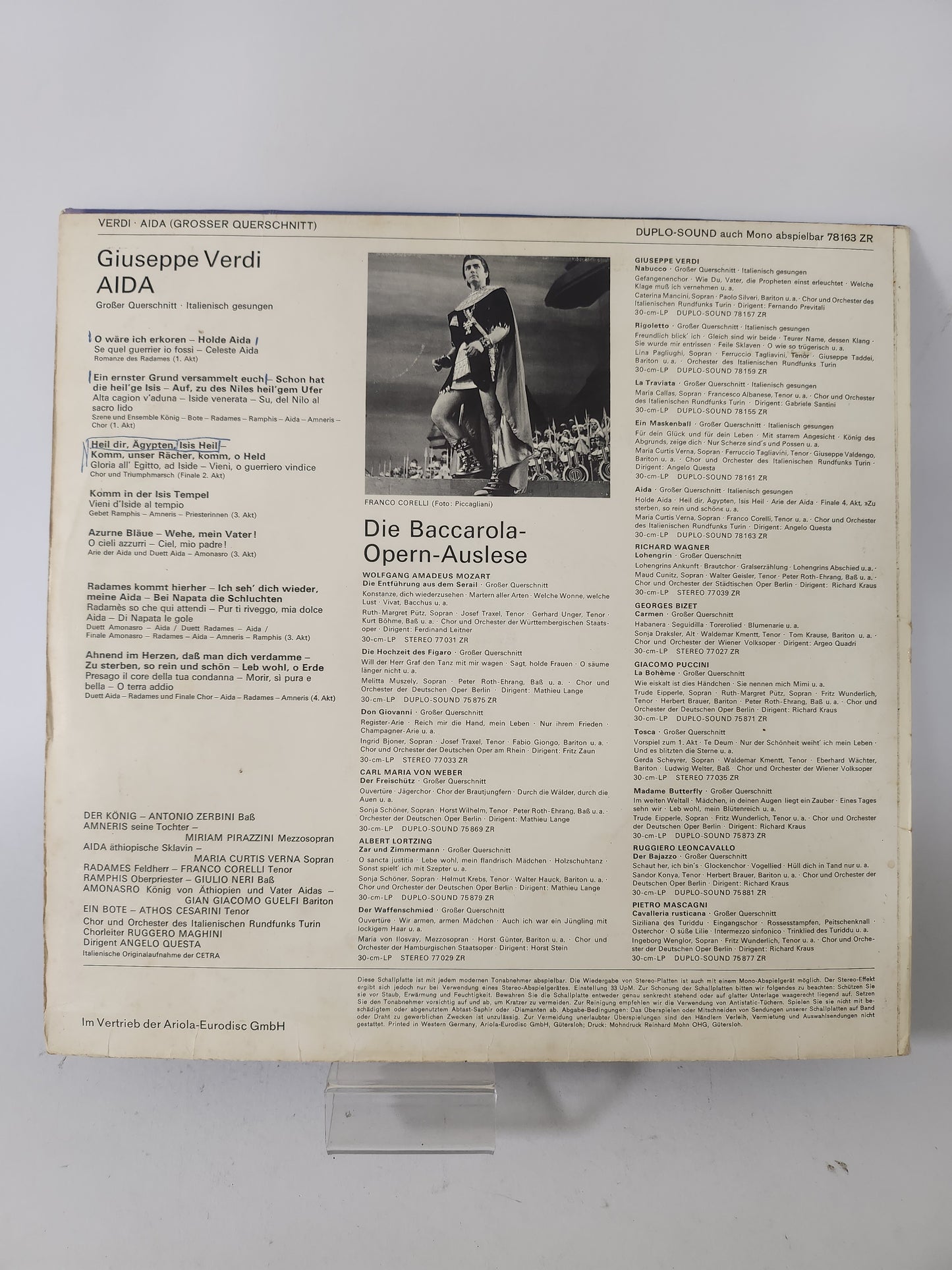 Aida LP Vinyl