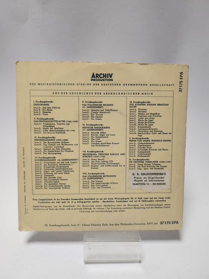 Das Schaffen Johann Sebastian Bach Single Vinyl