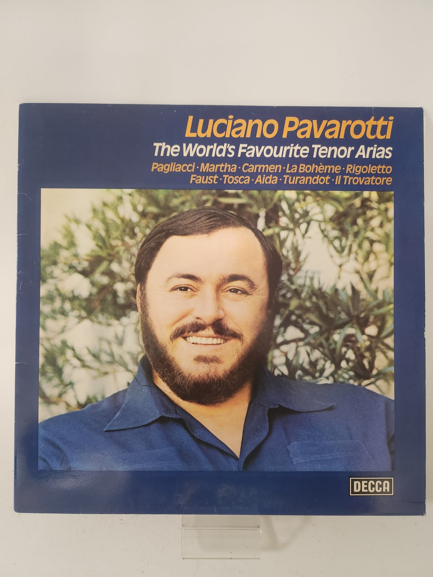 World's Favourite Tenor Arias: Luciano Pavarotti LP Vinyl