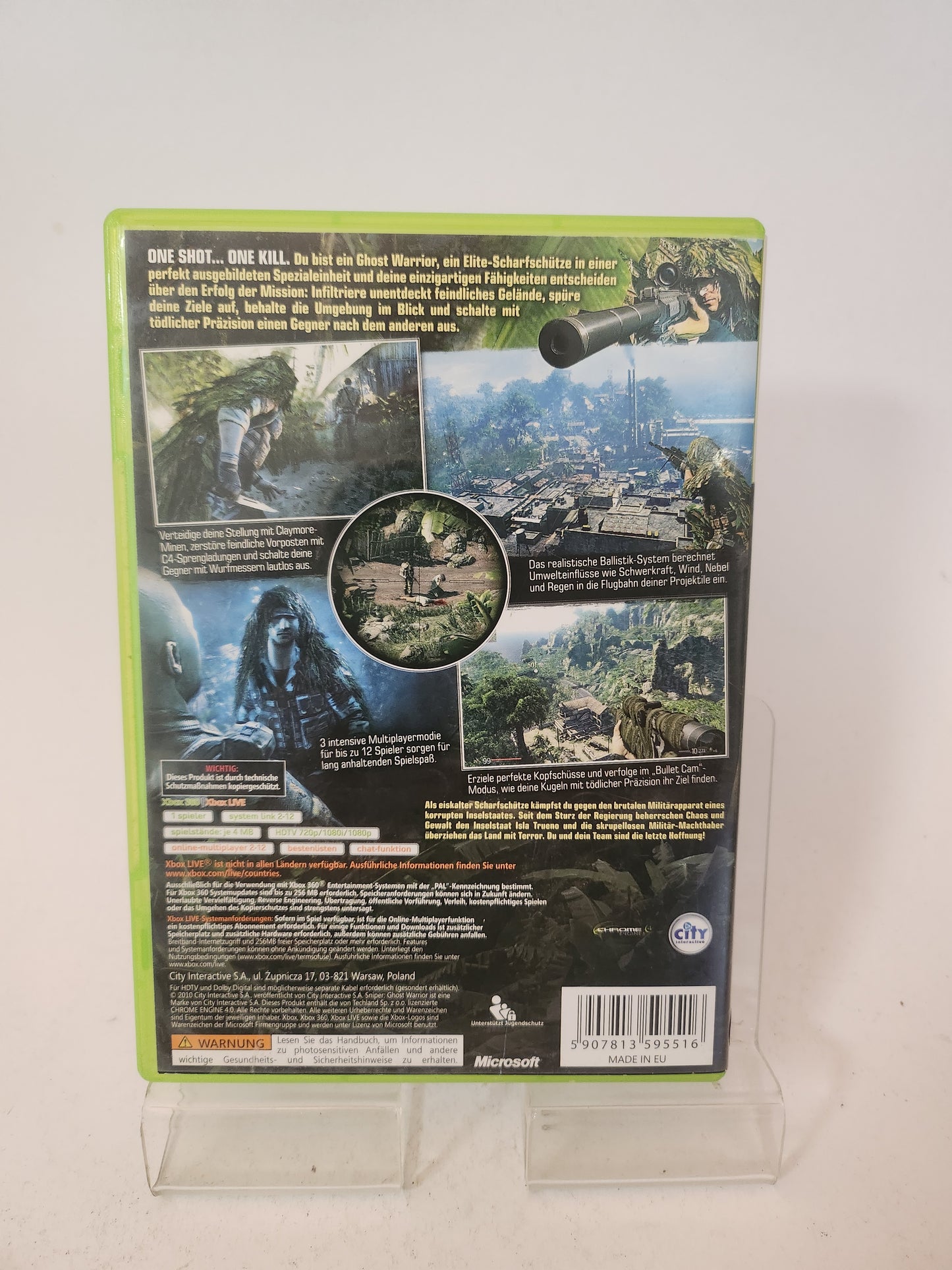 Sniper Ghost Warrior 100% Uncut Xbox 360