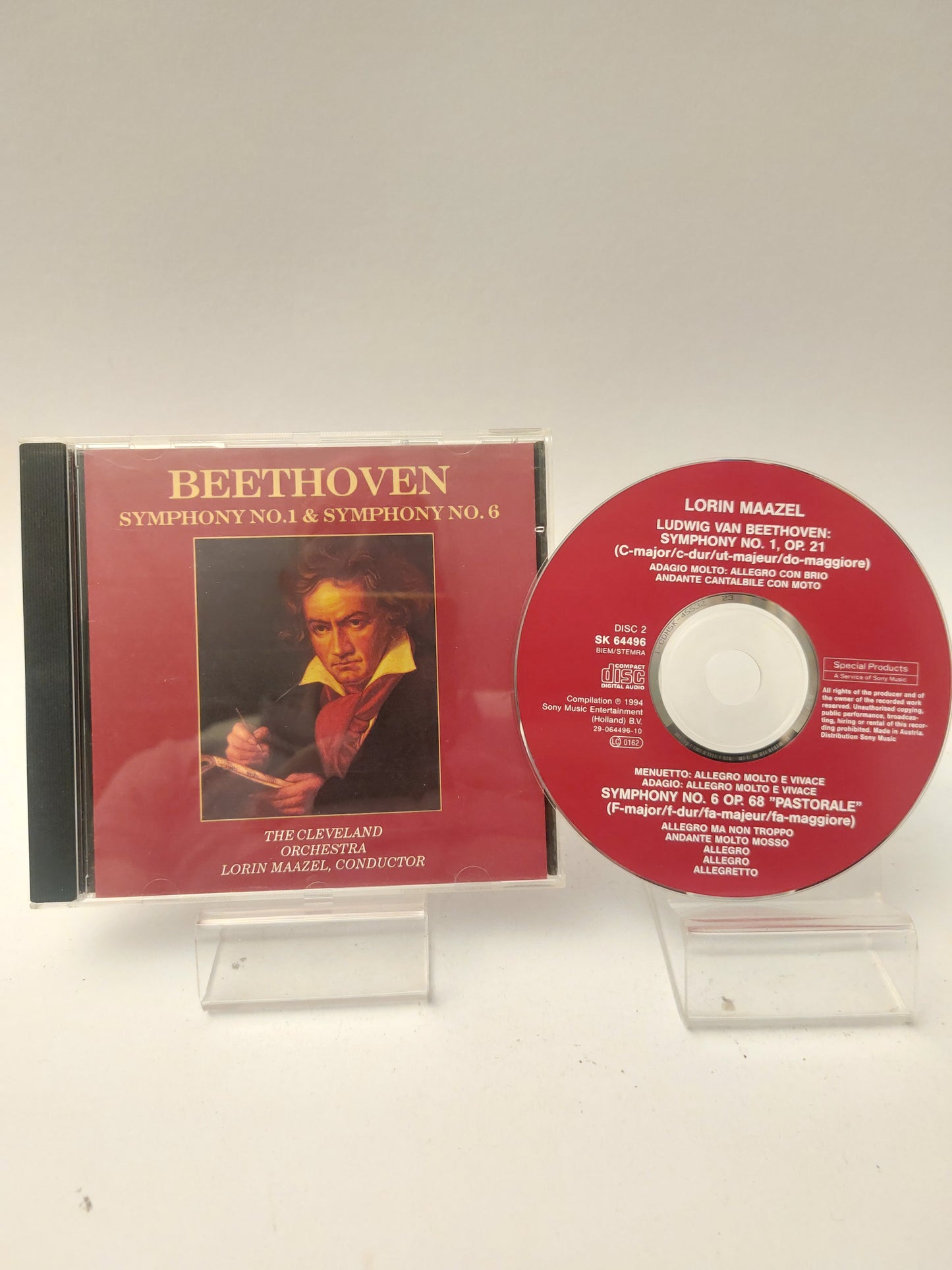 Beethoven: Symphony No 1 & No 6 CD
