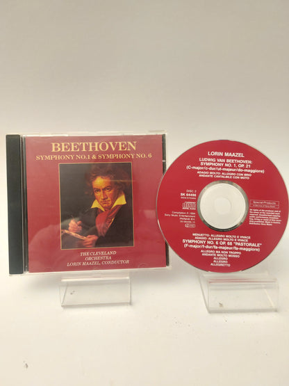 Beethoven: Symphony No 1 & No 6 CD