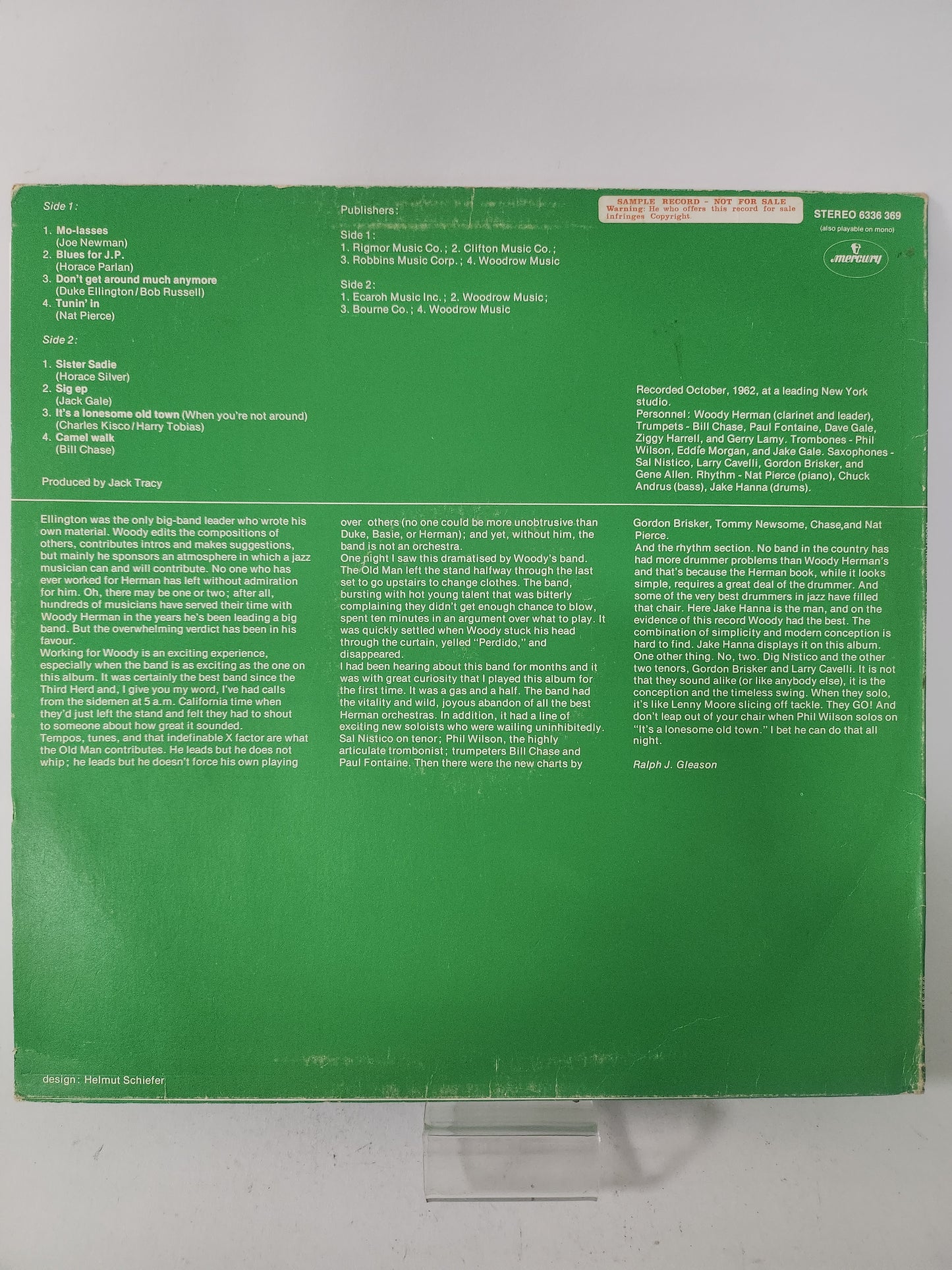 25th Anniversary 1963: Woody Herman LP Vinyl