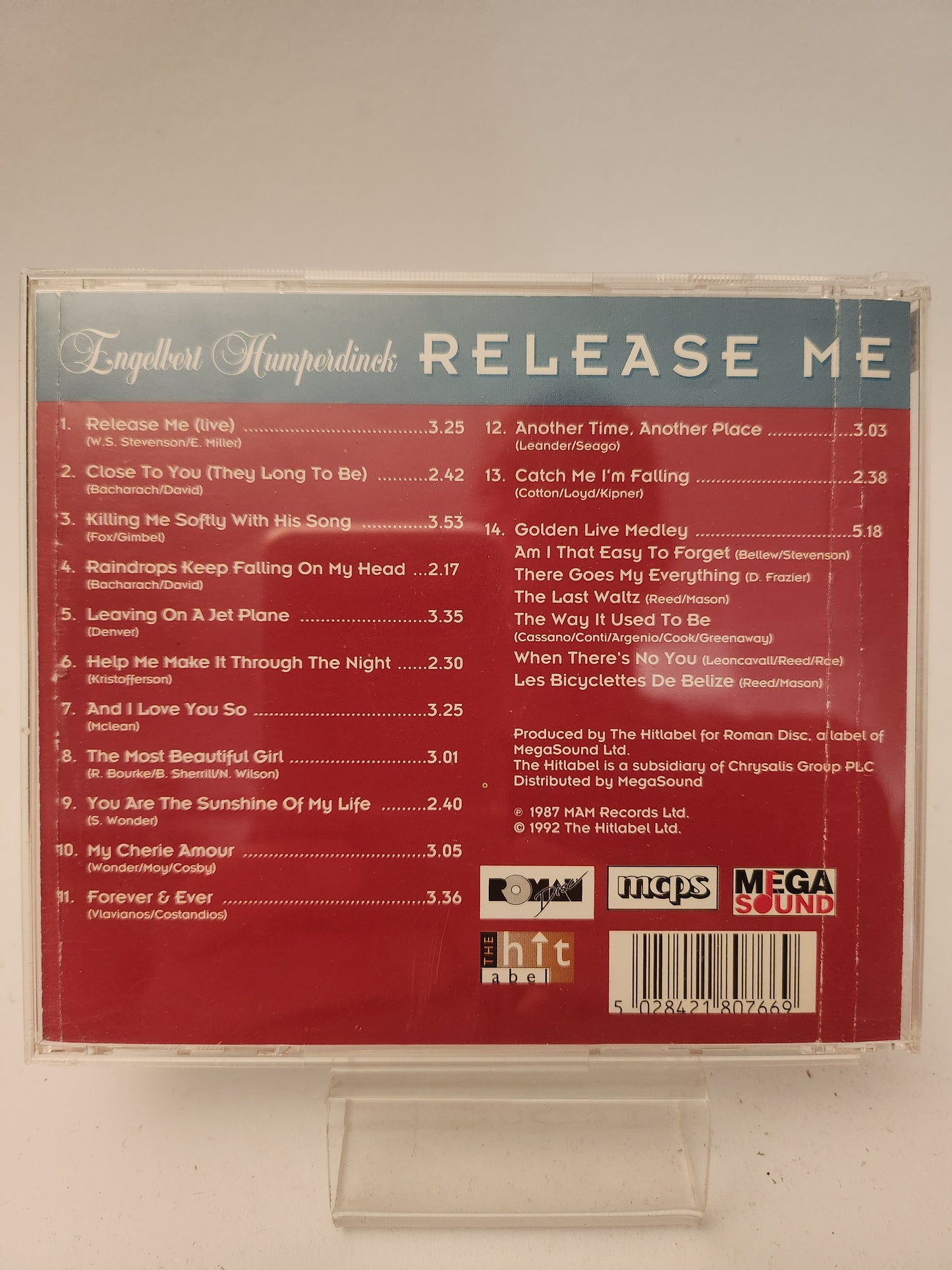 Engelbert Humperdinck: Release Me CD