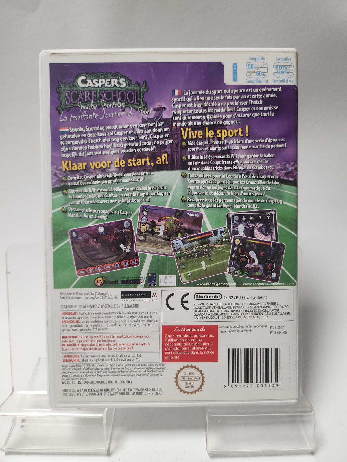 Casper's Scare School: Spooky Sportdag Nintendo Wii