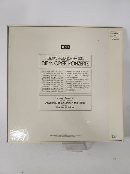 Die 16 Orgelkonzerte: Georg Friedrich Handel LP Vinyl