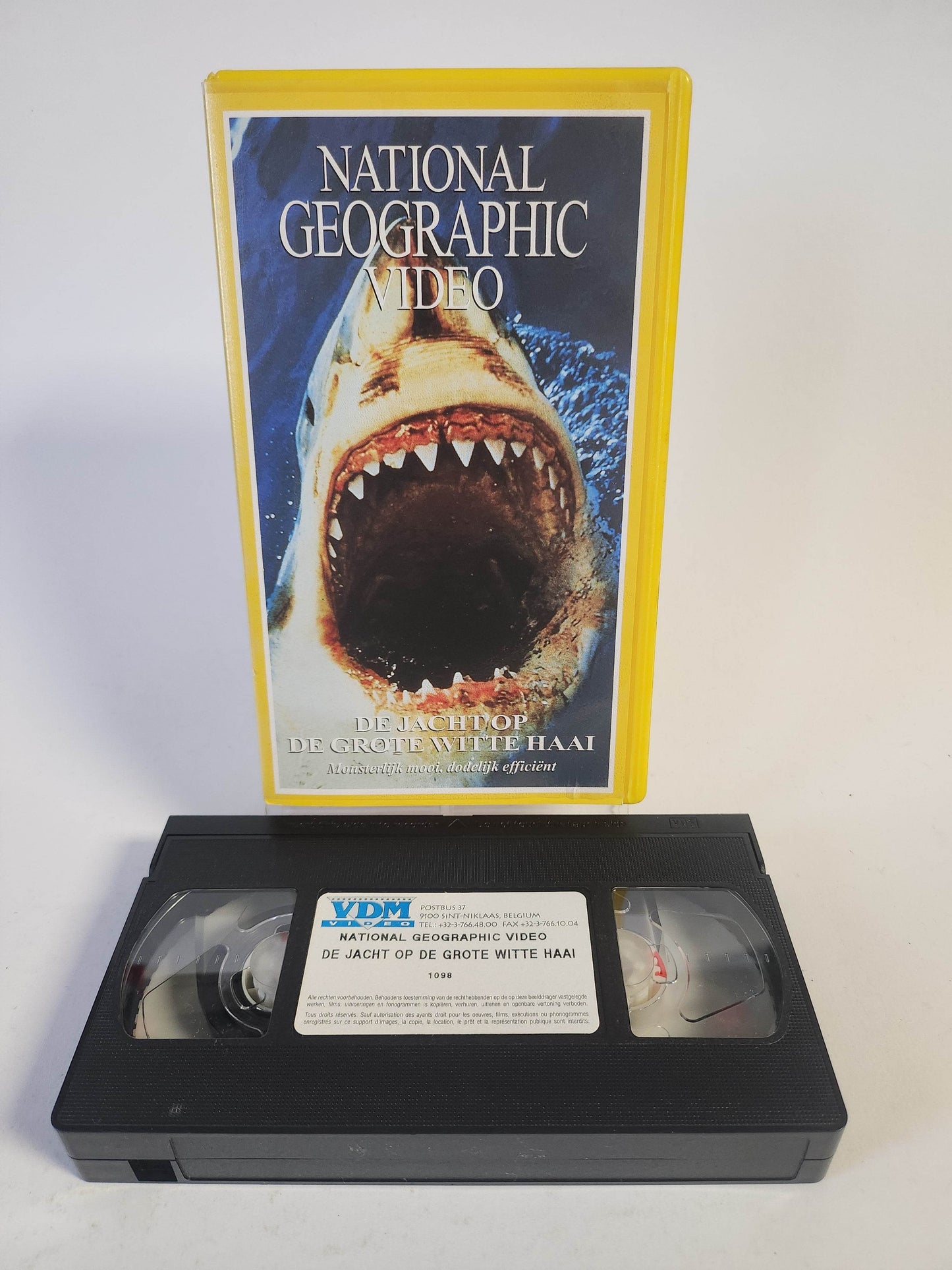 National Geographic: de Jacht op de Grote Witte Haai VHS - Feniks Gameshop