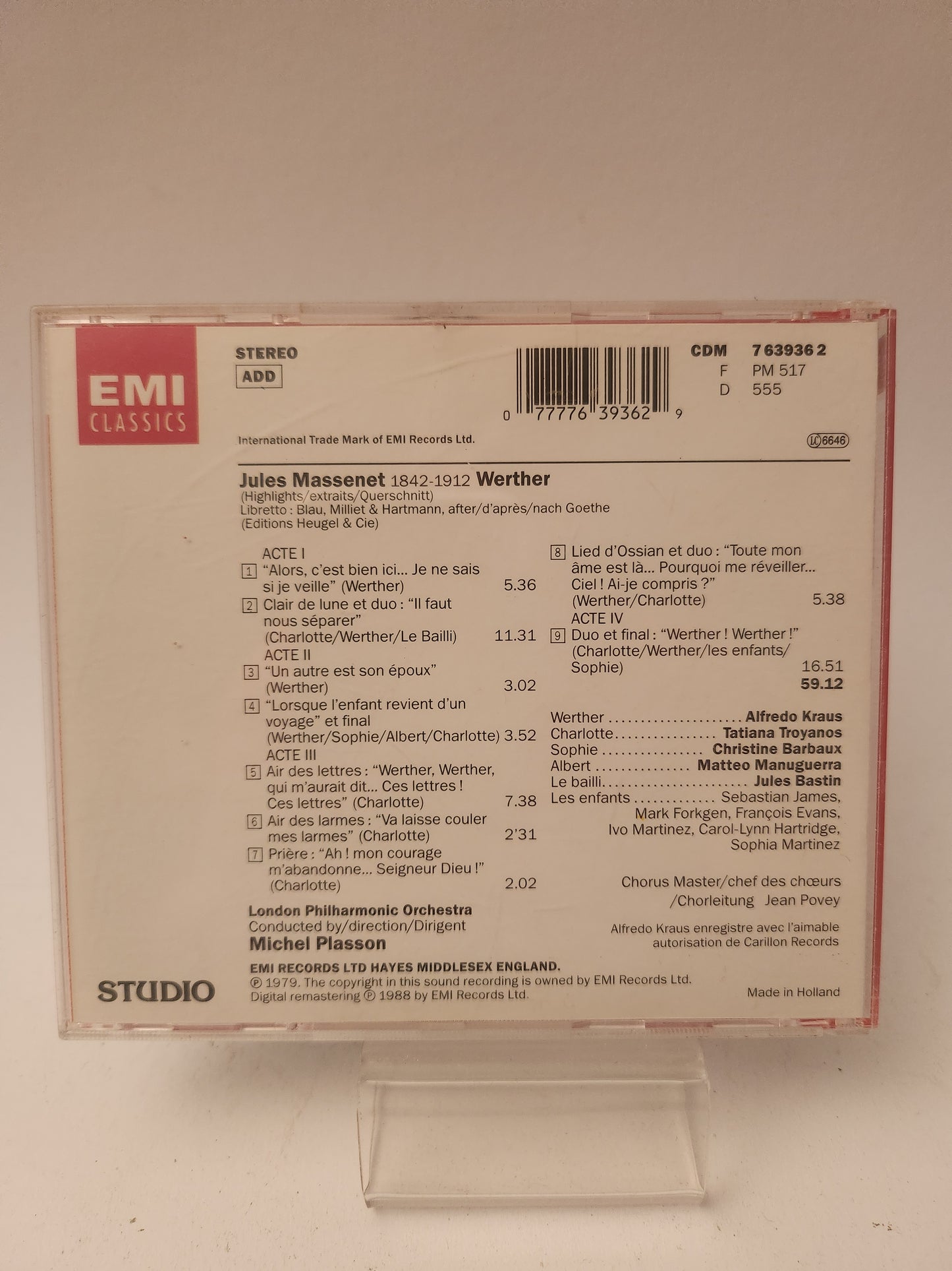 Massenet: Werther CD