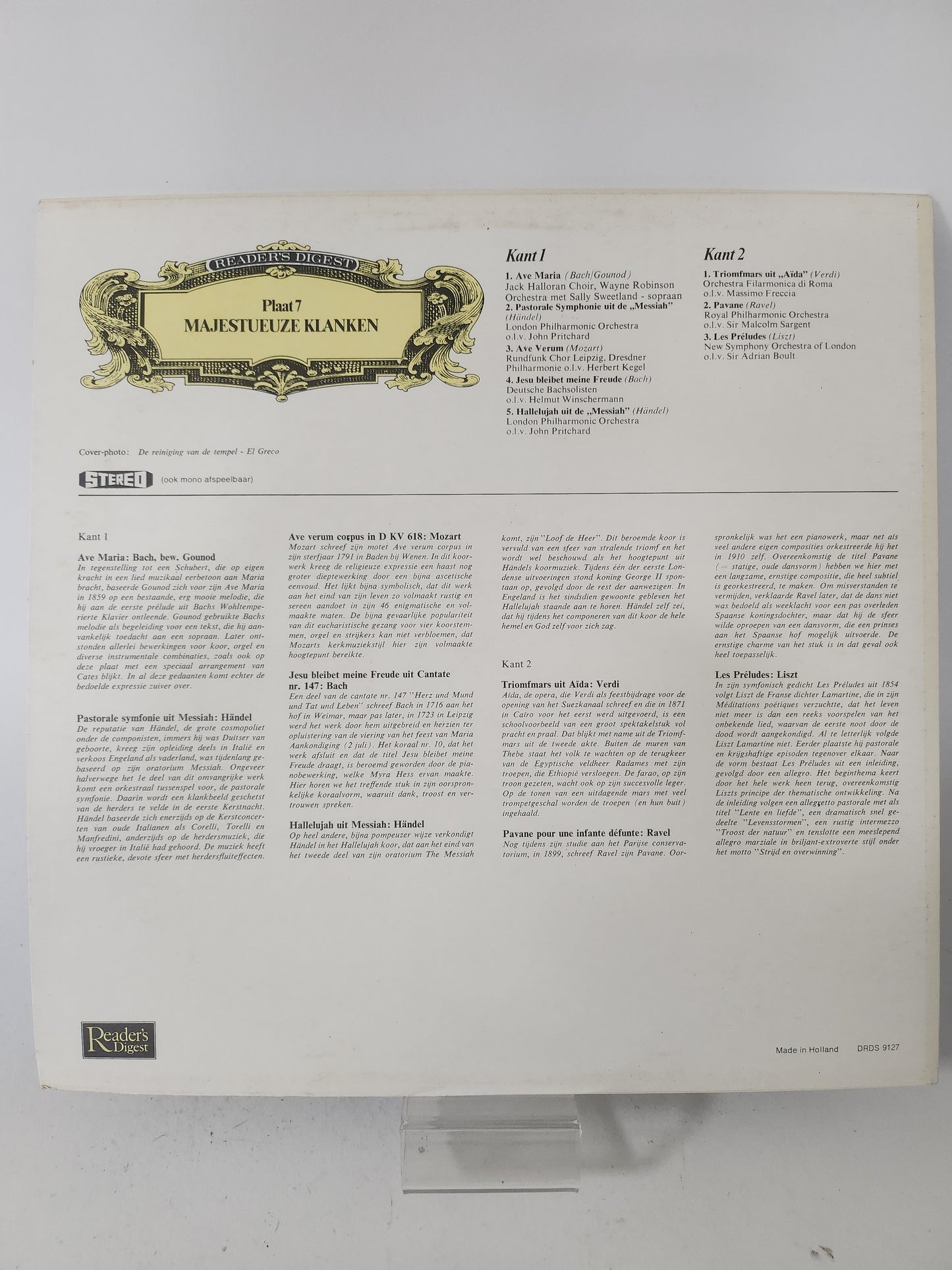 Majestueuze Klanken Plaat 7 LP Vinyl