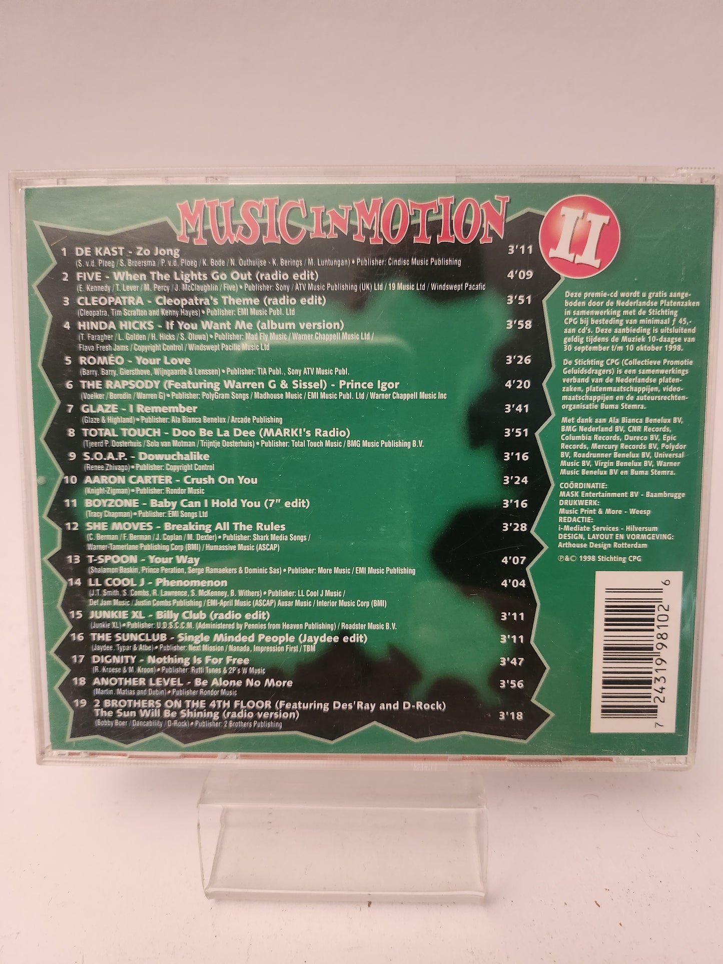 Muziek 10 Daagse: Musin Motion II CD