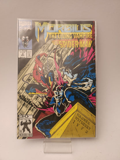 MORBIUS The Living Vampire #3 Vs Spider-Man geseald Marvel Comics