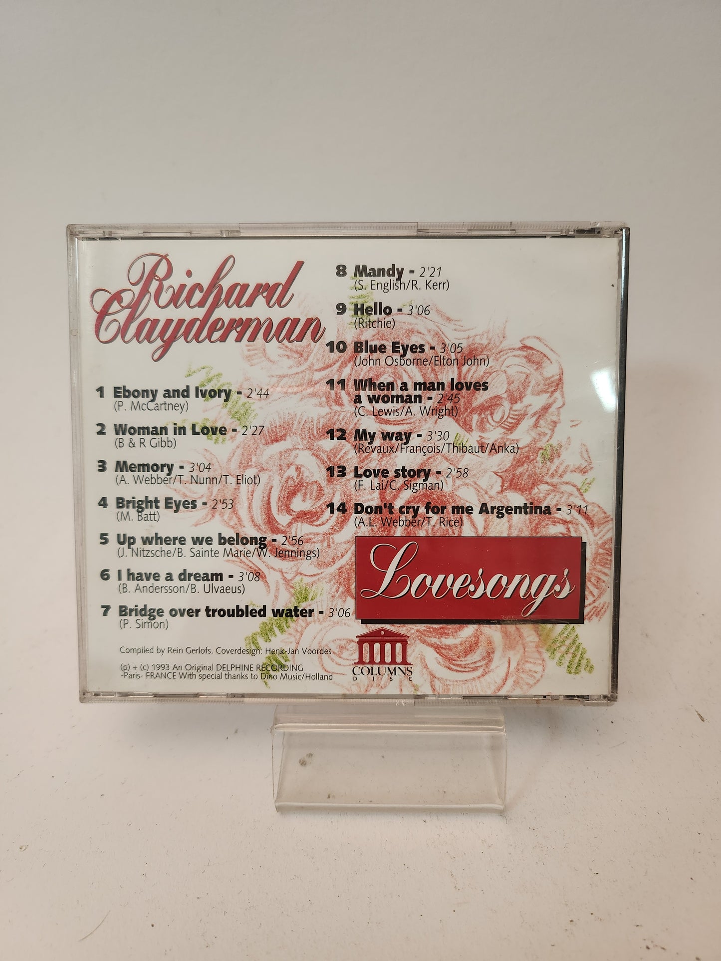 Richard Clayderman: Love Songs CD