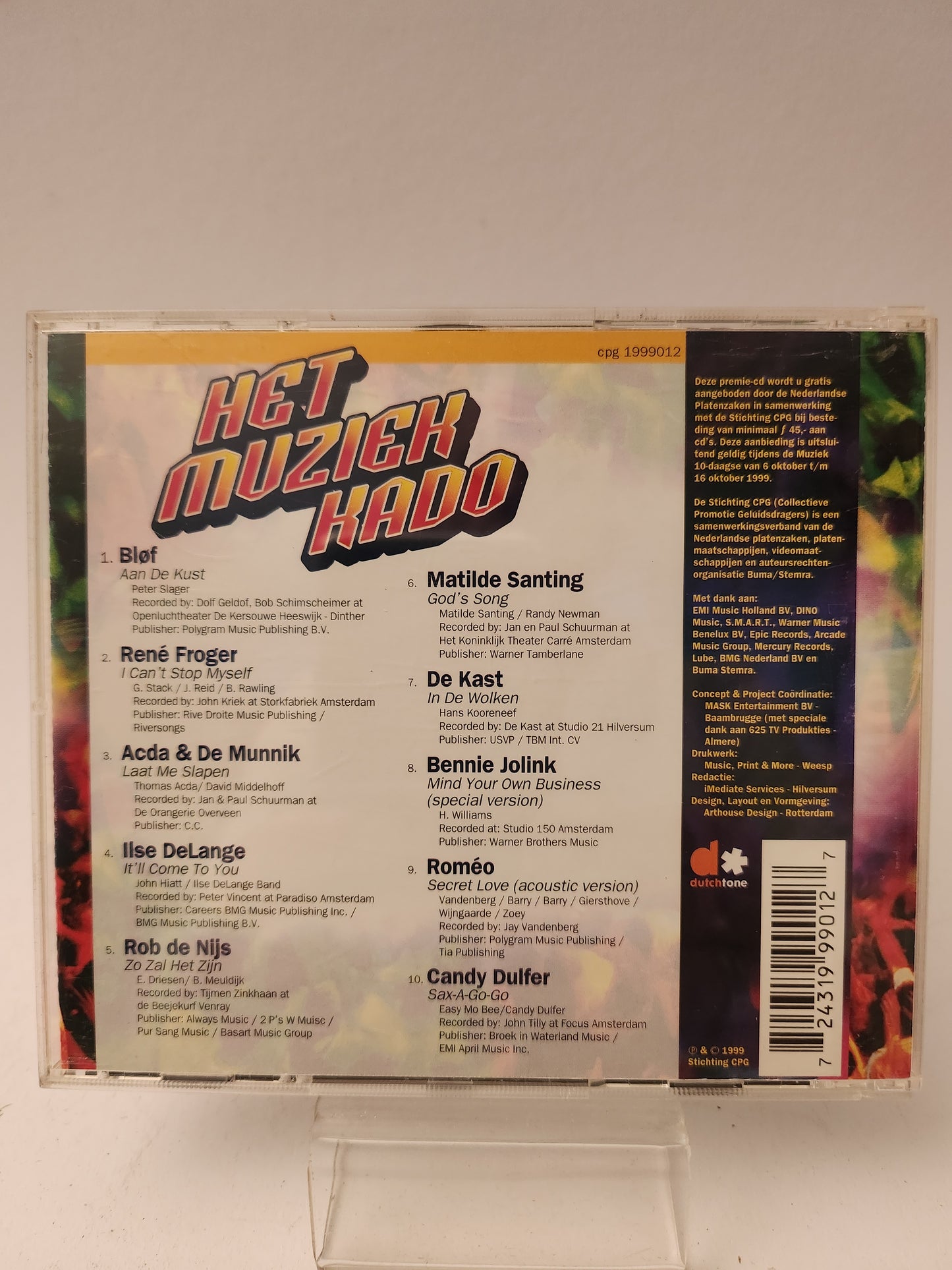 Muziek 10 Daagse: Het Muziek Kado CD