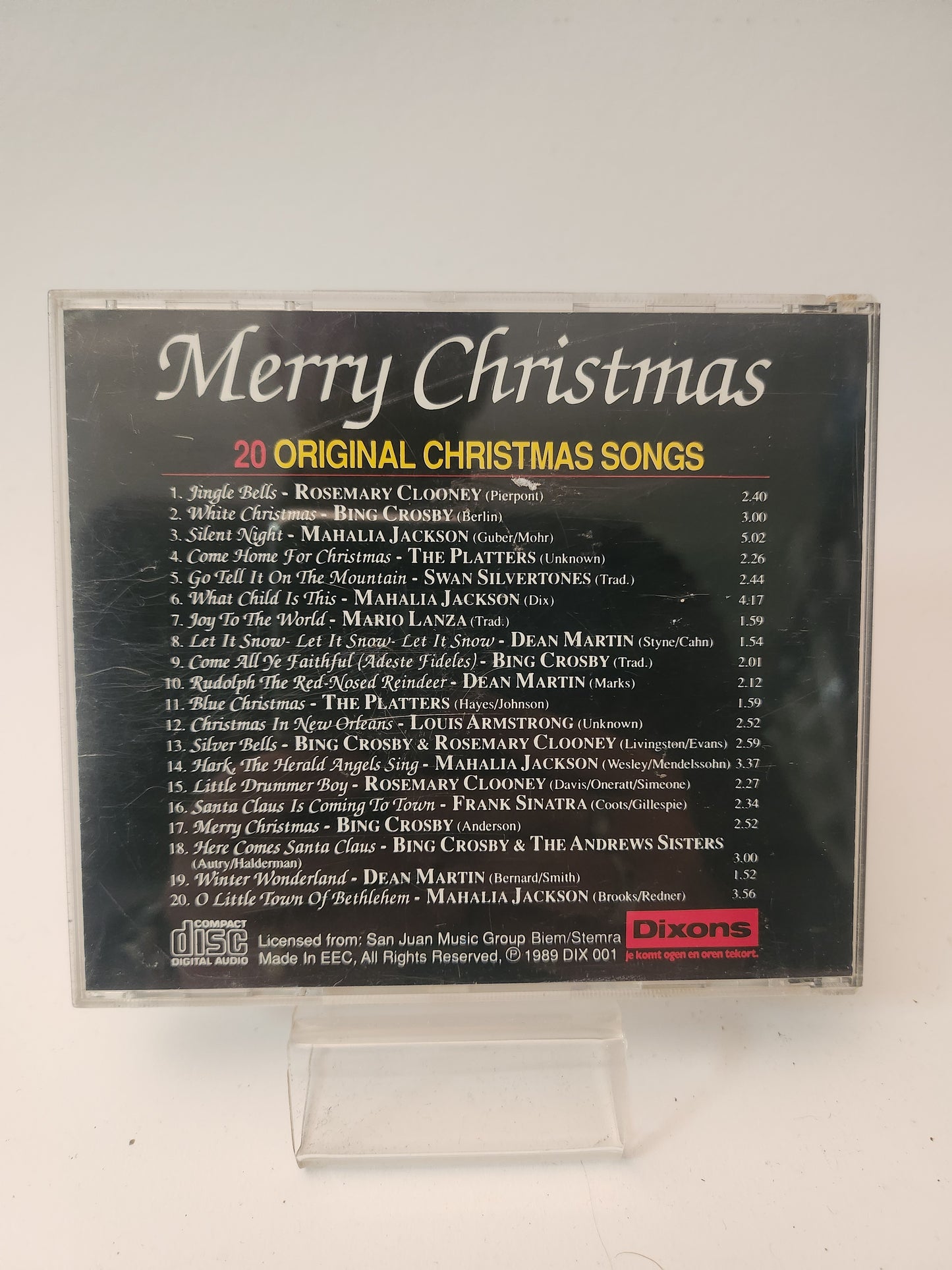 Merry Christmas: 20 Original Christmas Songs CD