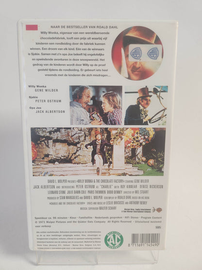 Sjakie en de Chocoladefabriek VHS Kids - Feniks Gameshop