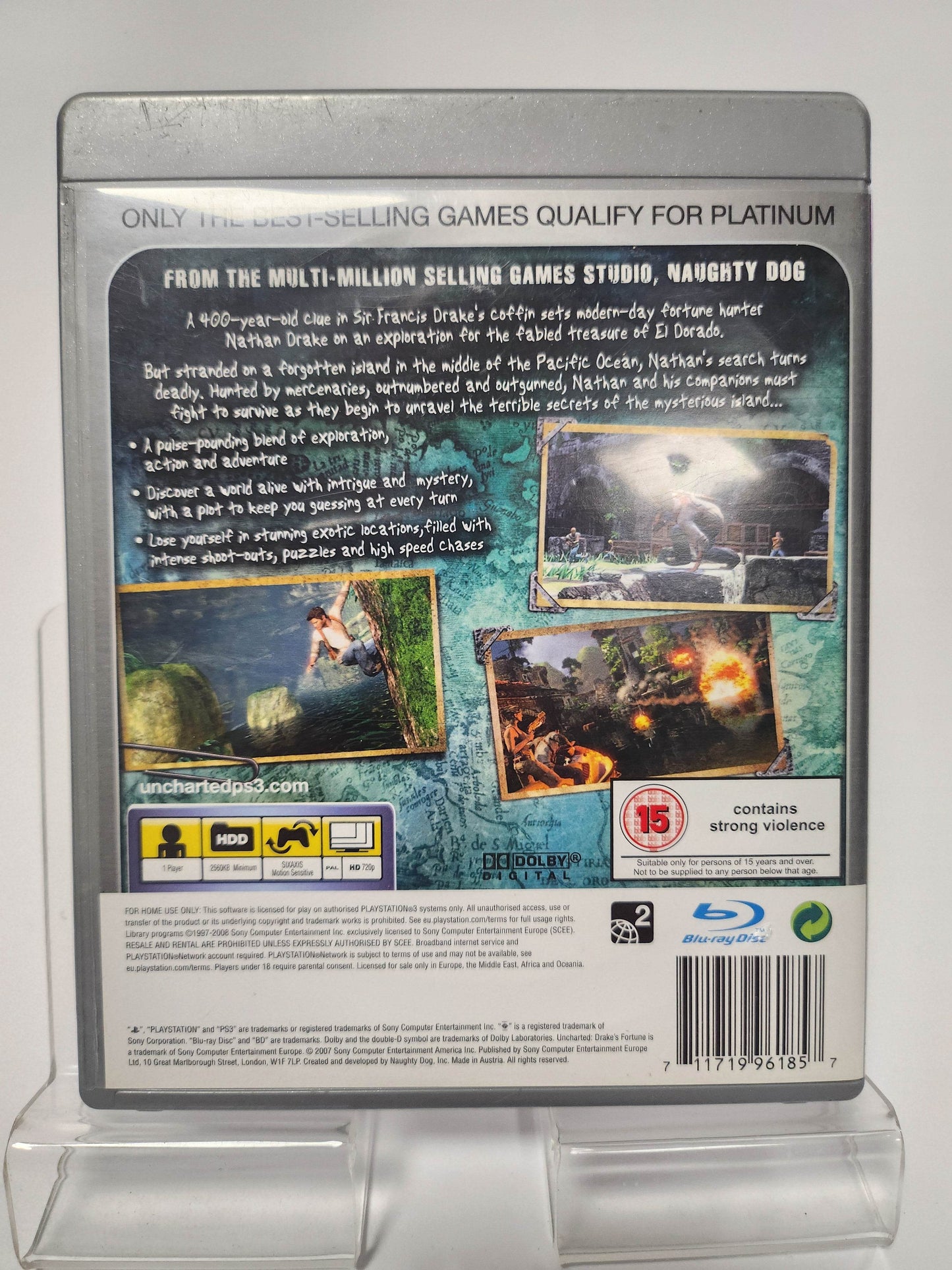 Uncharted Drake's Fortune Platinum Playstation 3 - Feniks Gameshop