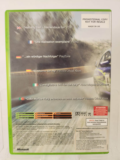 Colin McRae Rally 2005 Promo Disc Xbox Original - Feniks Gameshop