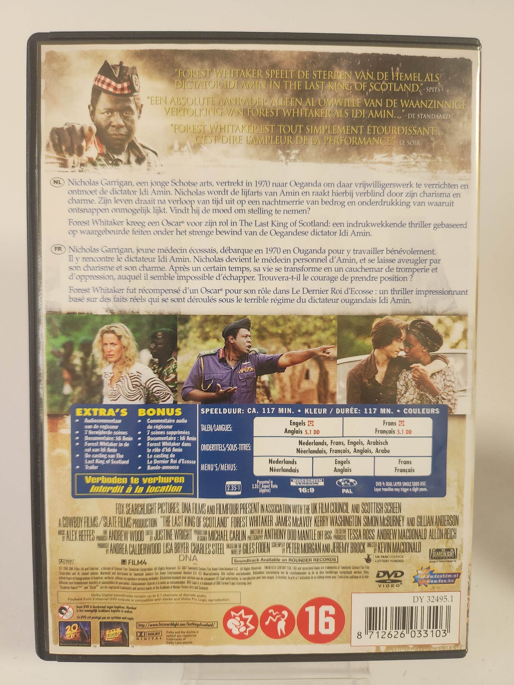 Last King of Scotland DVD - Feniks Gameshop