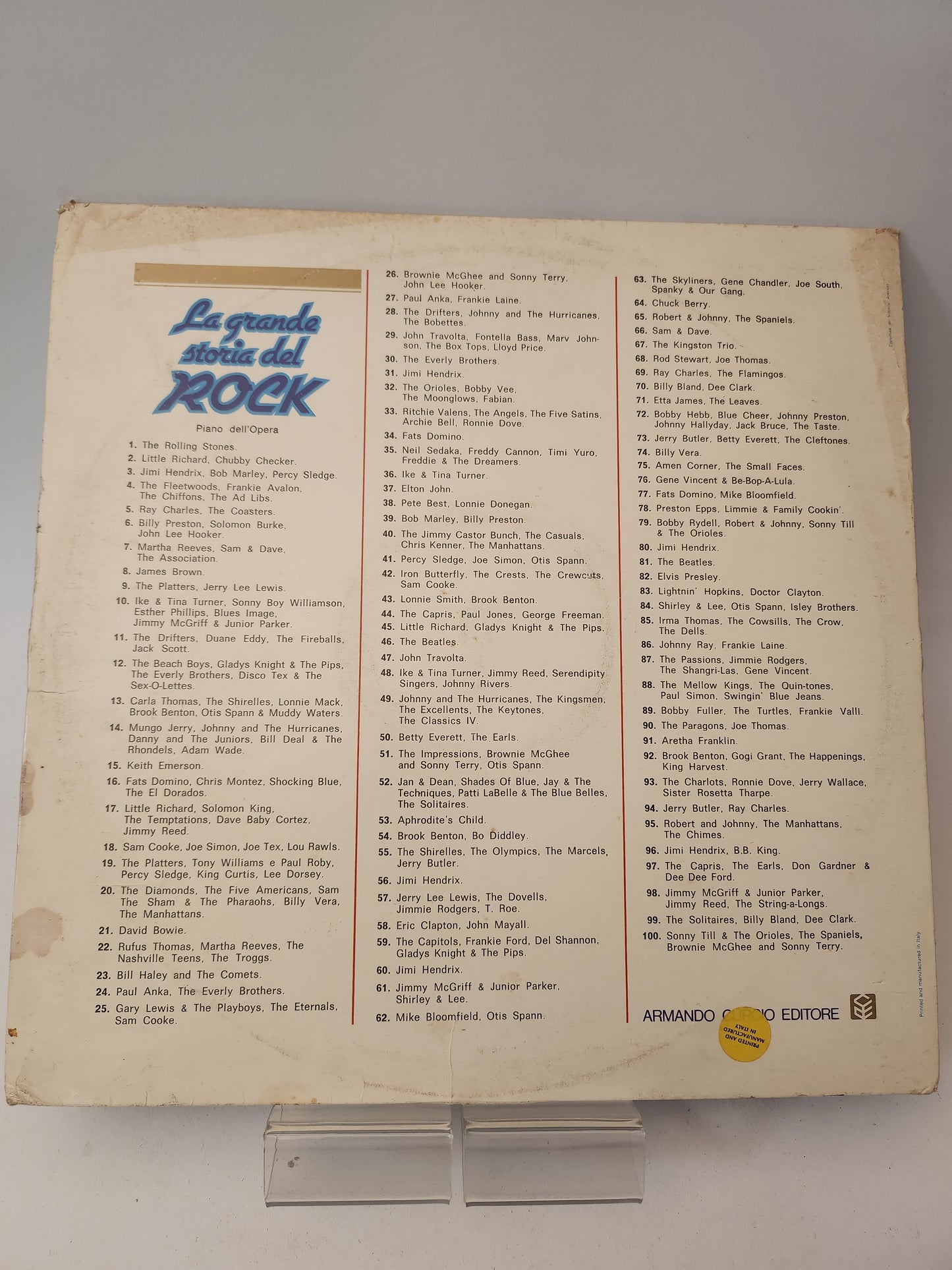 La Grande Storia del Rock 65 LP Vinyl