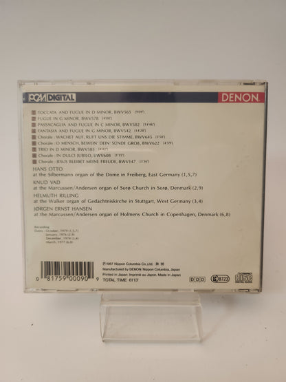 Bach: Toccata and Fugue CD