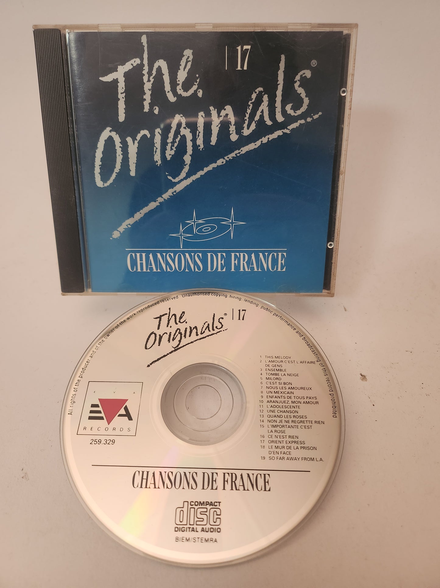 Originals Chansons de France Volume 17 CD