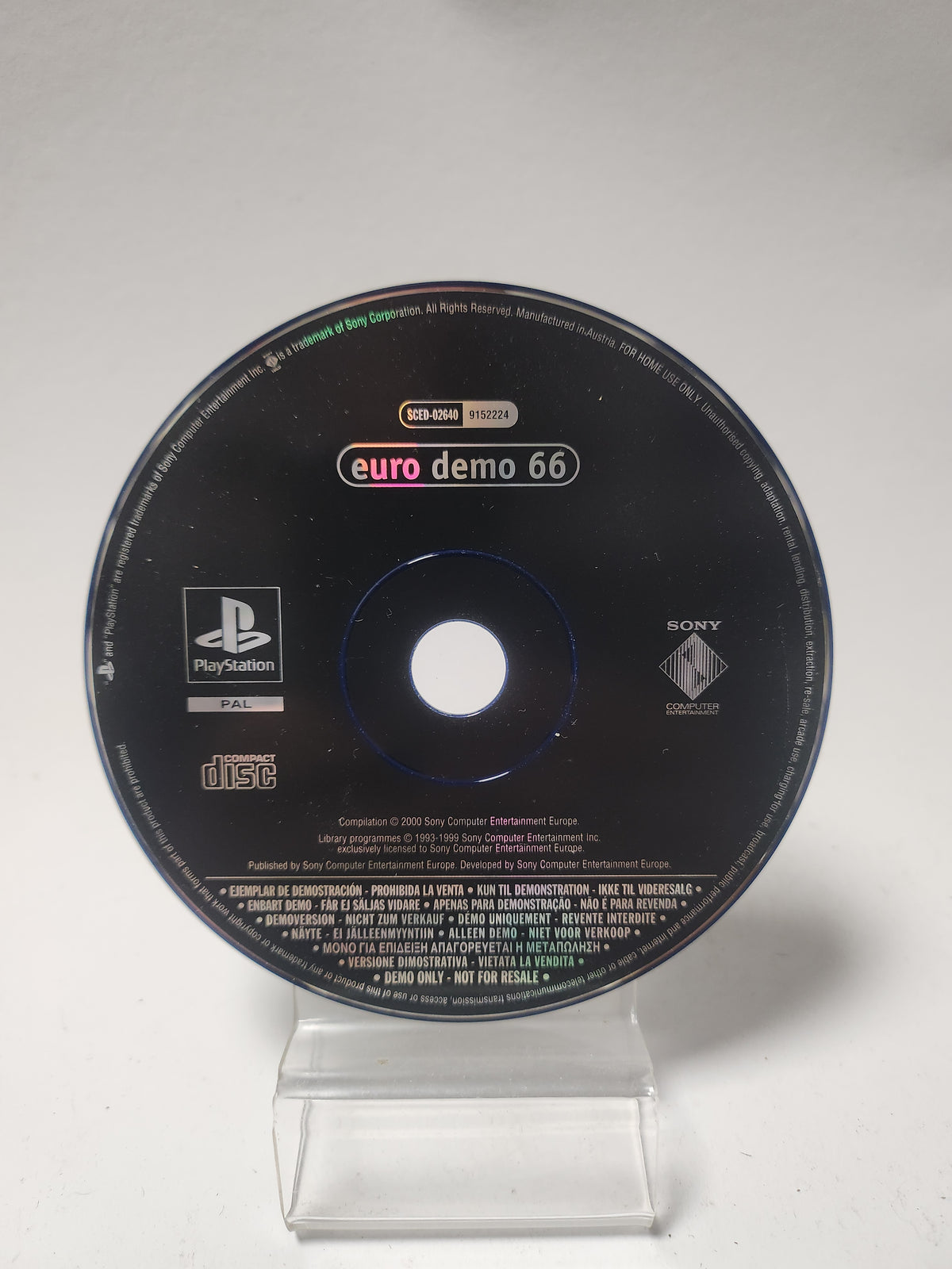 Euro Demo 66 PlayStation 1