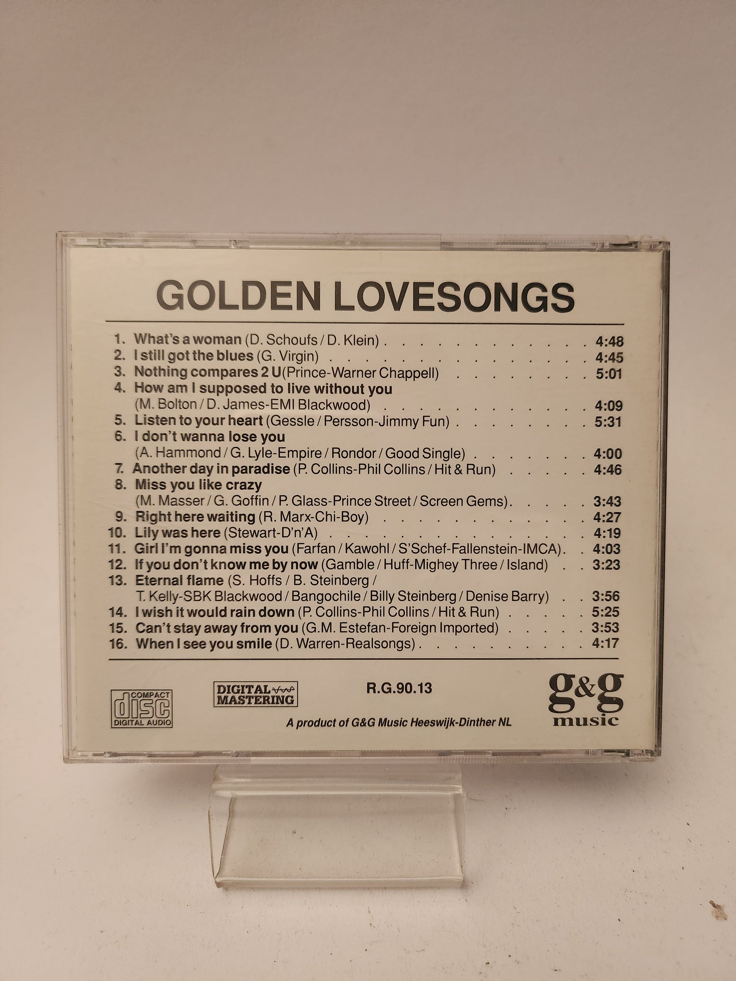 Golden Love Songs CD