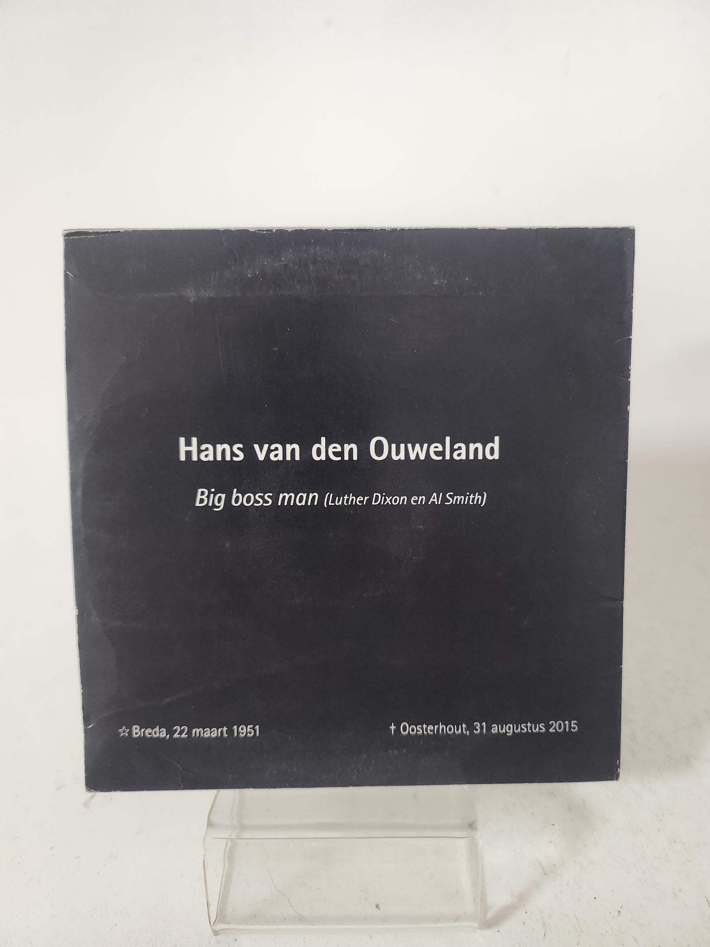 Hans van den Ouweland: Big Boss Man CD Single
