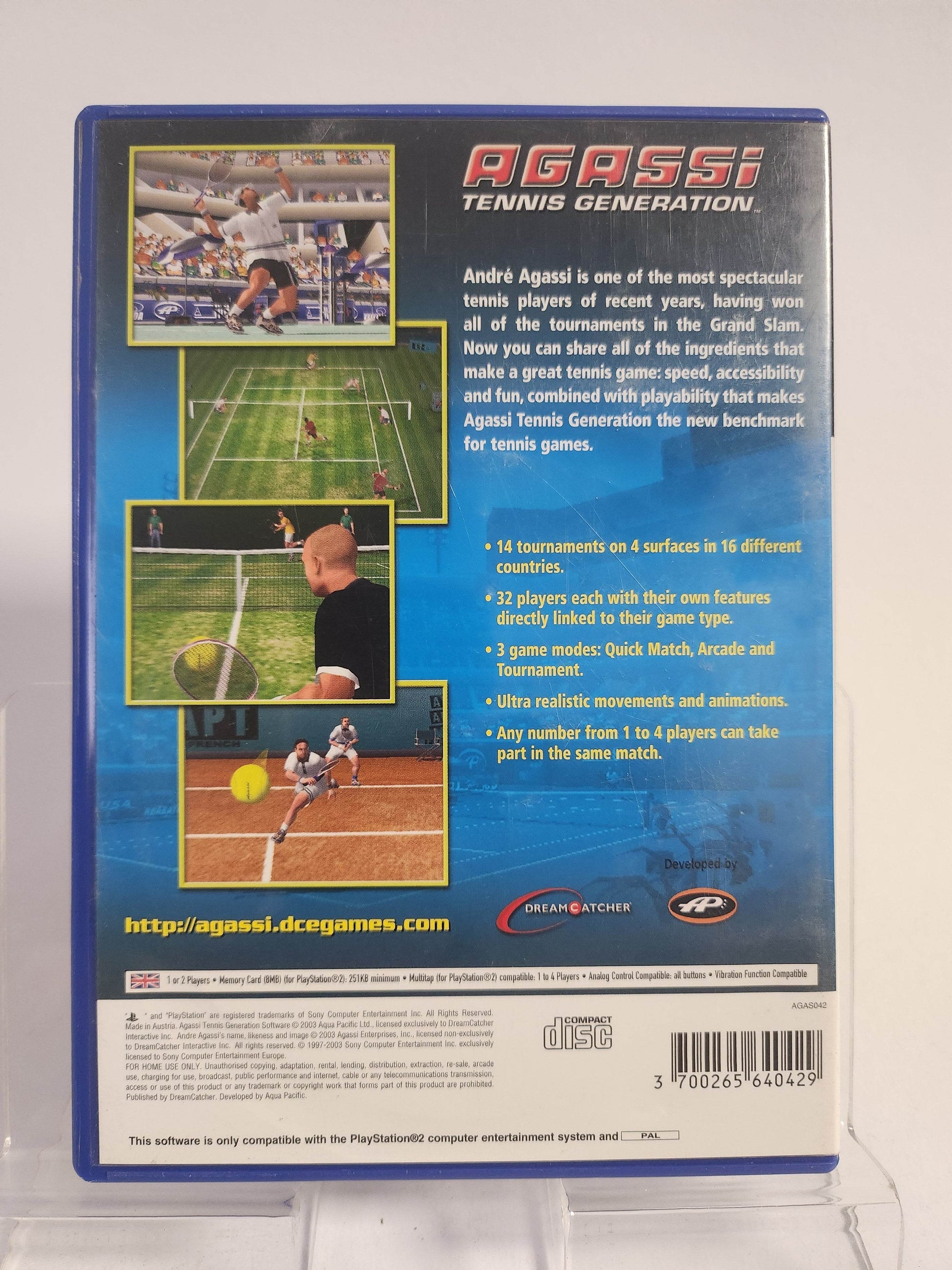Agassi Tennis Generation Playstation 2 - Feniks Gameshop